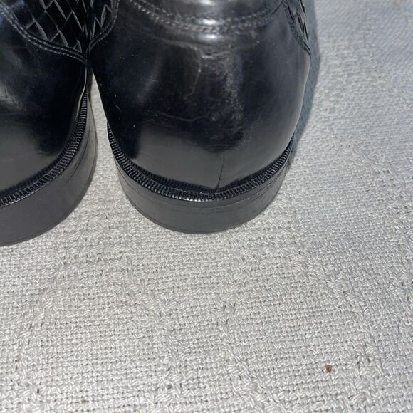 Johnston & Murphy Domani Men’s Dress Loafers Size 10.5 M Black Leather Business main image 3